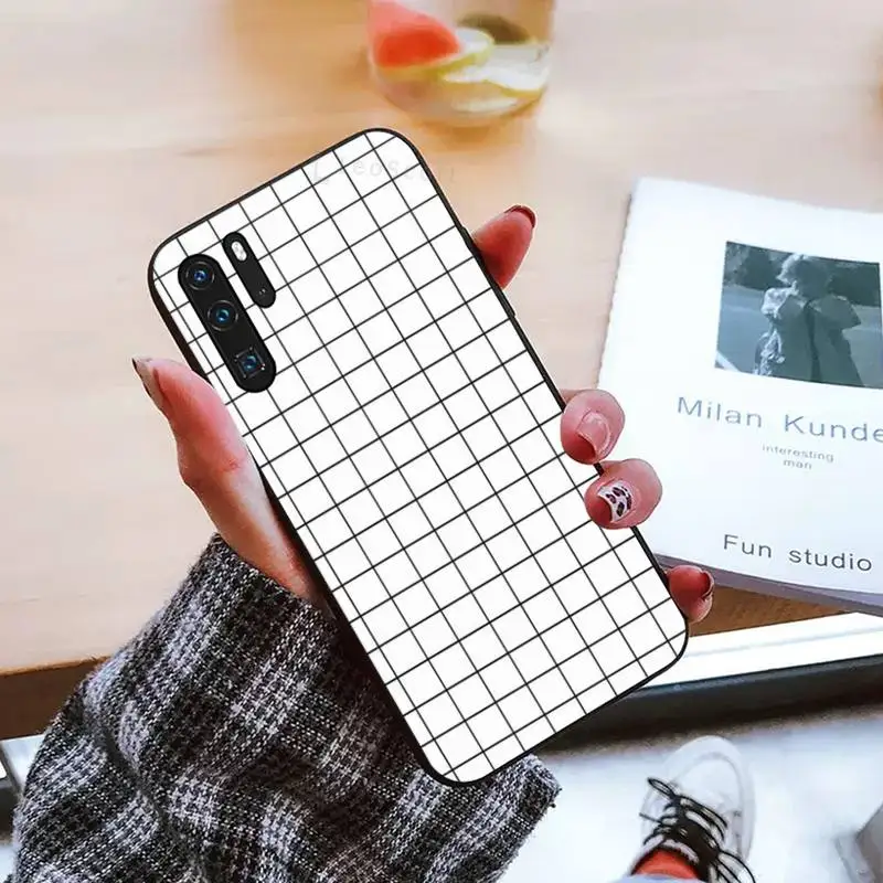

Checkerboard Checkered Phone Case For Huawei honor Mate mate P 10 9X 10i 20 30 40 y7 pro p smart 2019 lite
