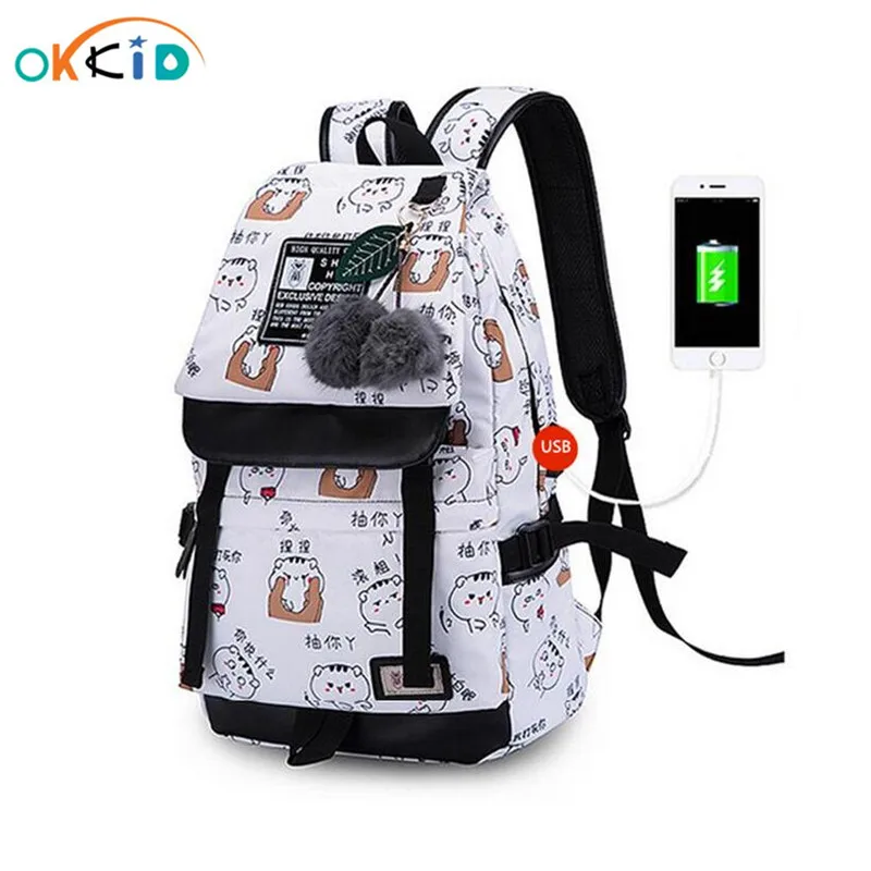 Милые школьные ранцы для девочек-подростков подарок рюкзак компьютера детский