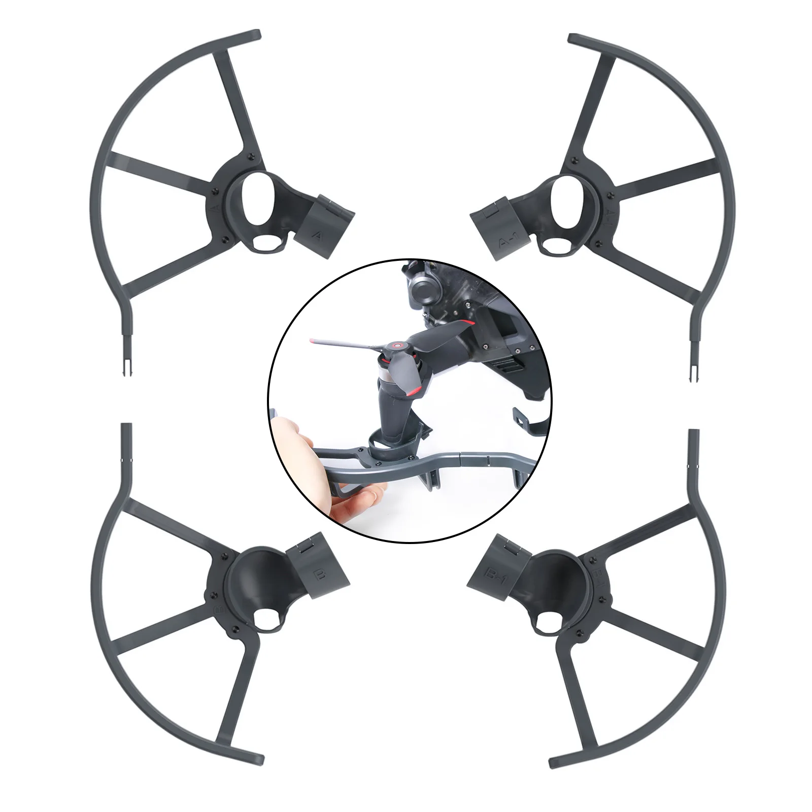 

4 PCS Propeller Guard Ring Prop Protection Cover Fit for DJI FPV Drone