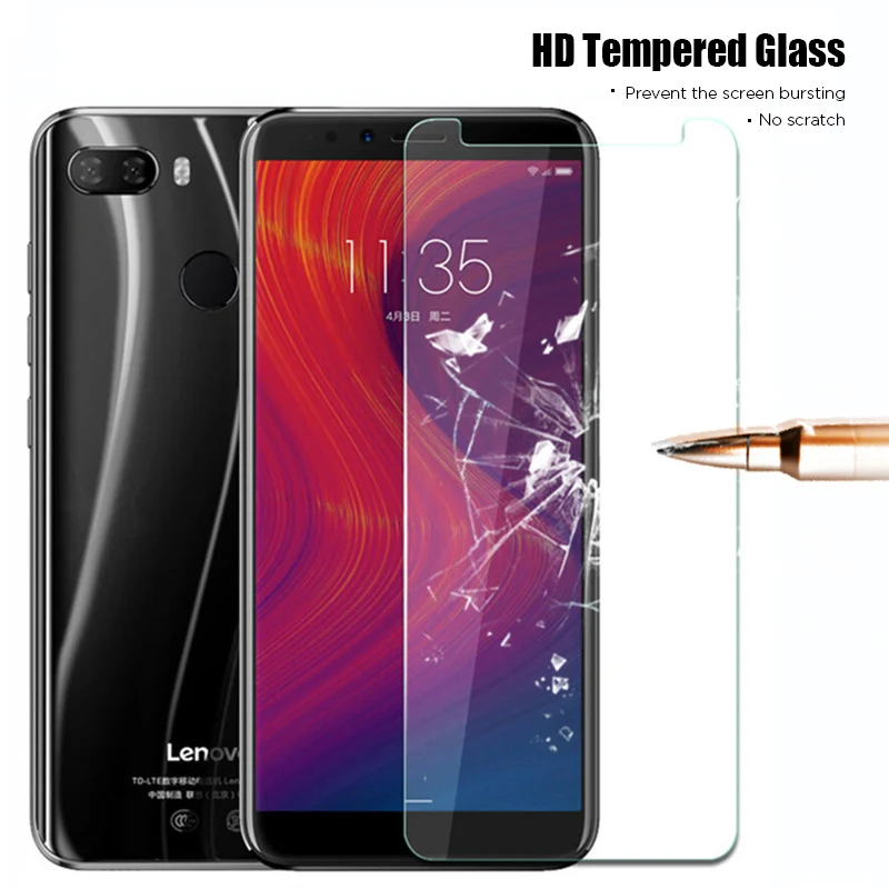 

Tempered Glass For Lenovo S1 Lite S5 Pro S60 HD Screen Protector For Lenovo K9 P1 P1 Pro P2 K8 Note Plus Clear Protective Glass
