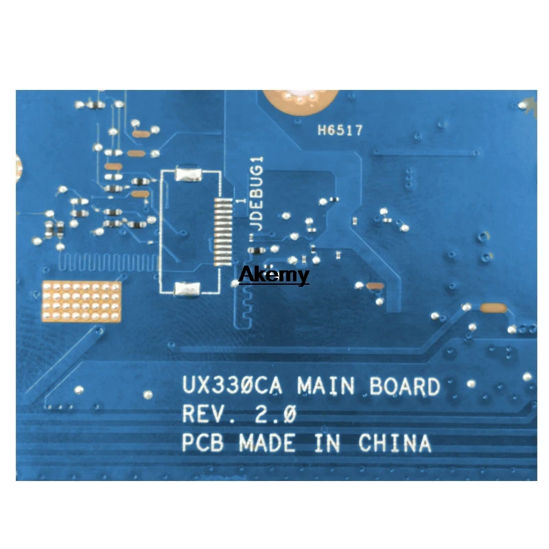 

Akemy UX330CAK Laptop motherboard W/M3-7Y30 8G RAM For Asus UX330CAK UX330CA UX330C Mainboard
