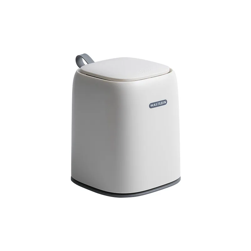 

New Creative Home Desktop Organizer Garbage Storage Bucket Ornaments Mini Dresser Storage Bucket Office Storage Basket with Lid