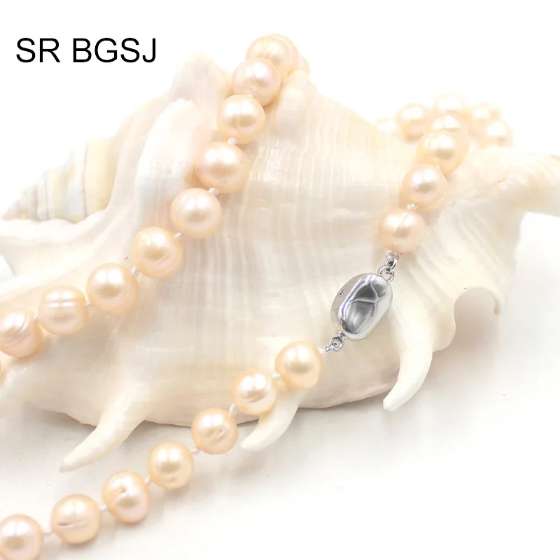 Бесплатная доставка 8-9 мм белый розовый фиолетовый серый круглый