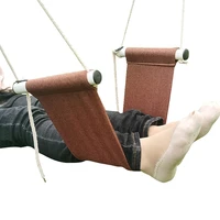 creative simple foot hammock lazy casual desk rest foot put feet foot swing footrest