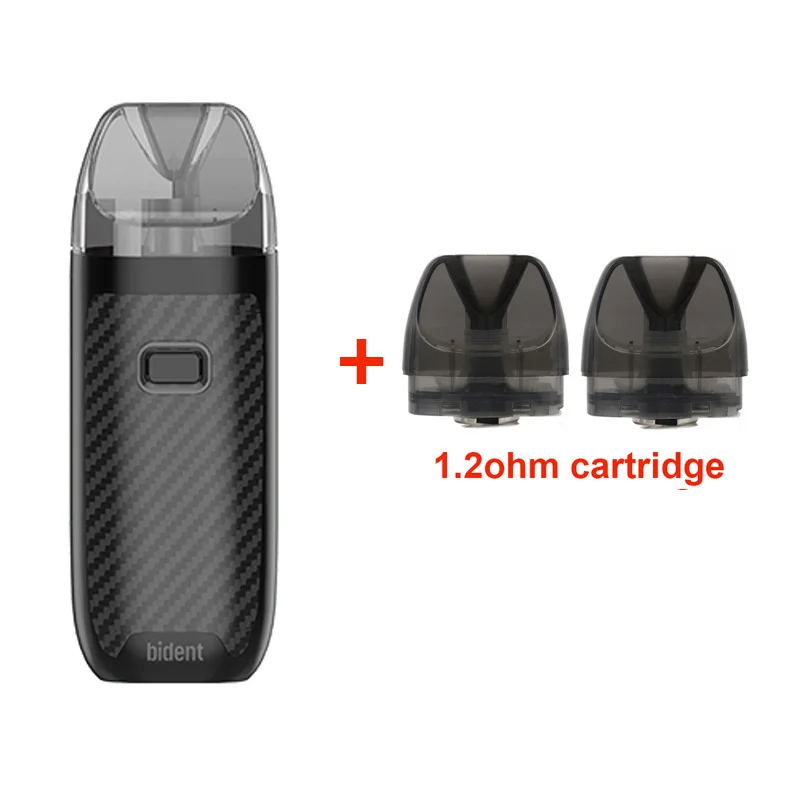 New arrival GeekVape Bident Kit with 950mAh Built-in Battery Dual Coil Pod System Kit 2ML/3.5ML POD MTL/DTL vape kit - Цвет: Black with 1.2ohm