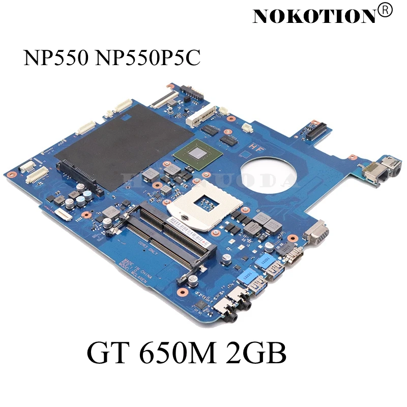 NOKOTION BA41 01898A 01900A материнская плата для ноутбука Samsung NP550 NP550P5C GT650M 2G BA92 09094A 09094B|laptop