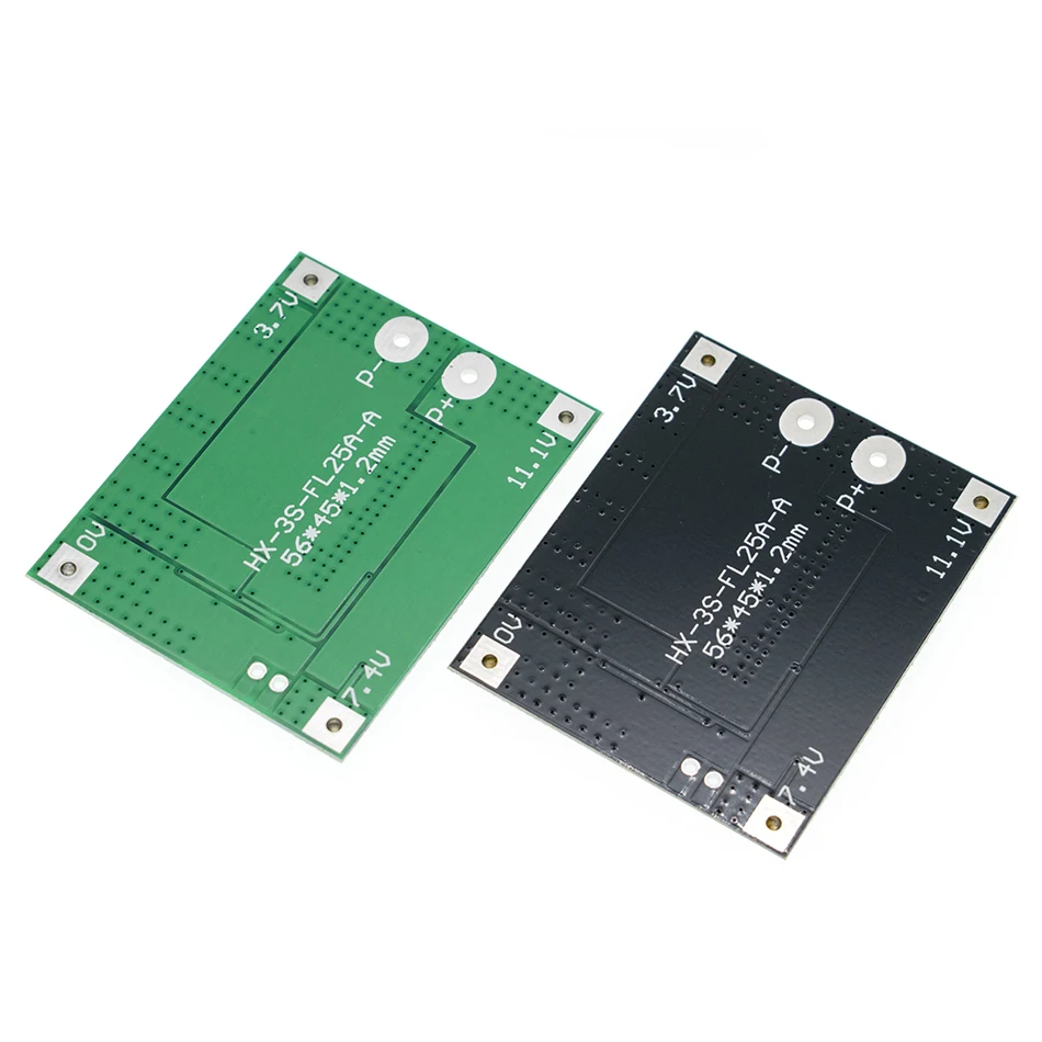 Оригинальная 3S 25A литий-ионная 18650 BMS PCM плата защиты батареи BMS PCM с балансом для литий-ионного Lipo батарейного блока модуль