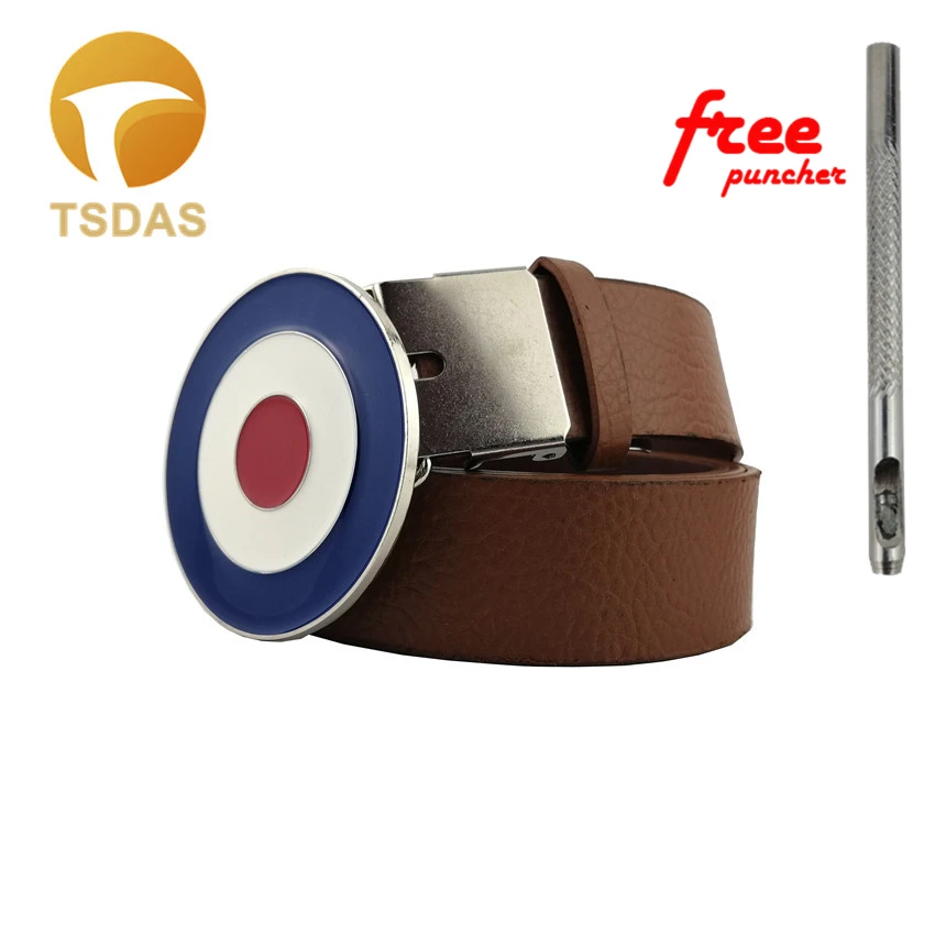 Target Belt Buckle With Silver Finish Fashion Men's Round Suit 4cm Luxury Mens Designer Head | Дом и сад