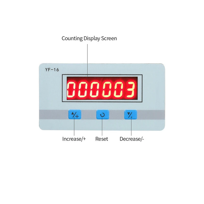 New Digital Counter Module Mini LCD DC/AC5V~24V Electronic Totalizer 1~999999 | Инструменты