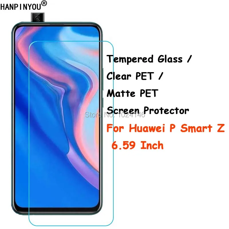 

Закаленное стекло/Прозрачная мягкая ПЭТ/Матовая Мягкая ПЭТ-защита для экрана Защитная пленка для Huawei P Smart Z / Y9 Prime 2019 6,59"
