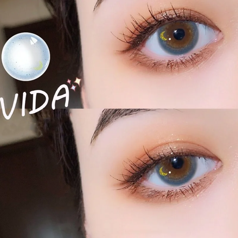 uyaai 2pcspair sailor moon contact lenses with colored for eye beautiful pupil soft contacts makeup colored contact lenses free global shipping