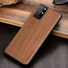 случай WoodLike для OnePlus 8 Pro TPU + PC + PU кожа чехлов кожи Коке Fundas для OnePlus 7 7T Pro 6 6Т