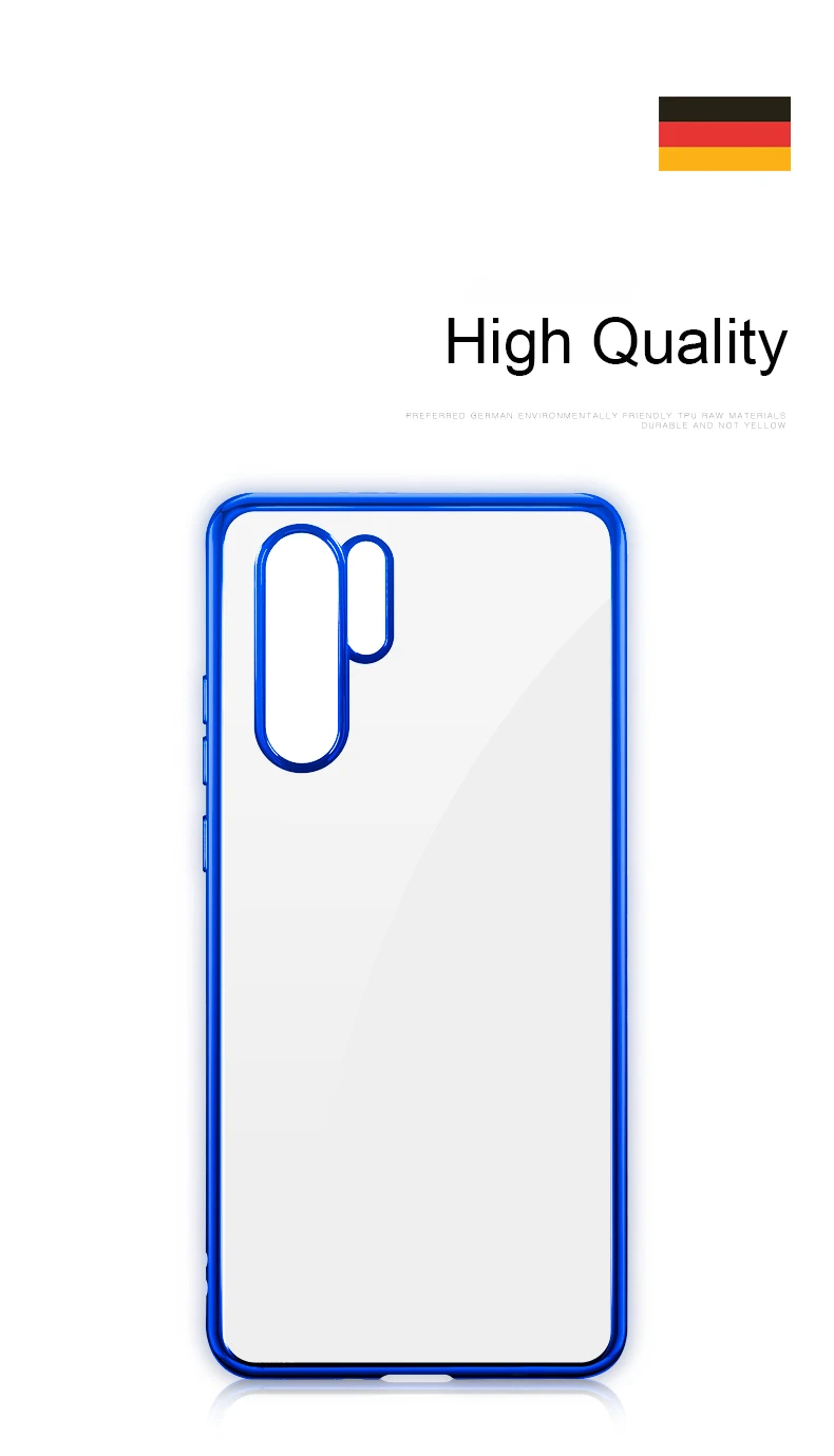 Ультратонкий чехол для телефона huawei P30 Pro P20 mate 20 lite P Smart Z Plus Мягкий силиконовый прозрачный 3D лазерный чехол с покрытием