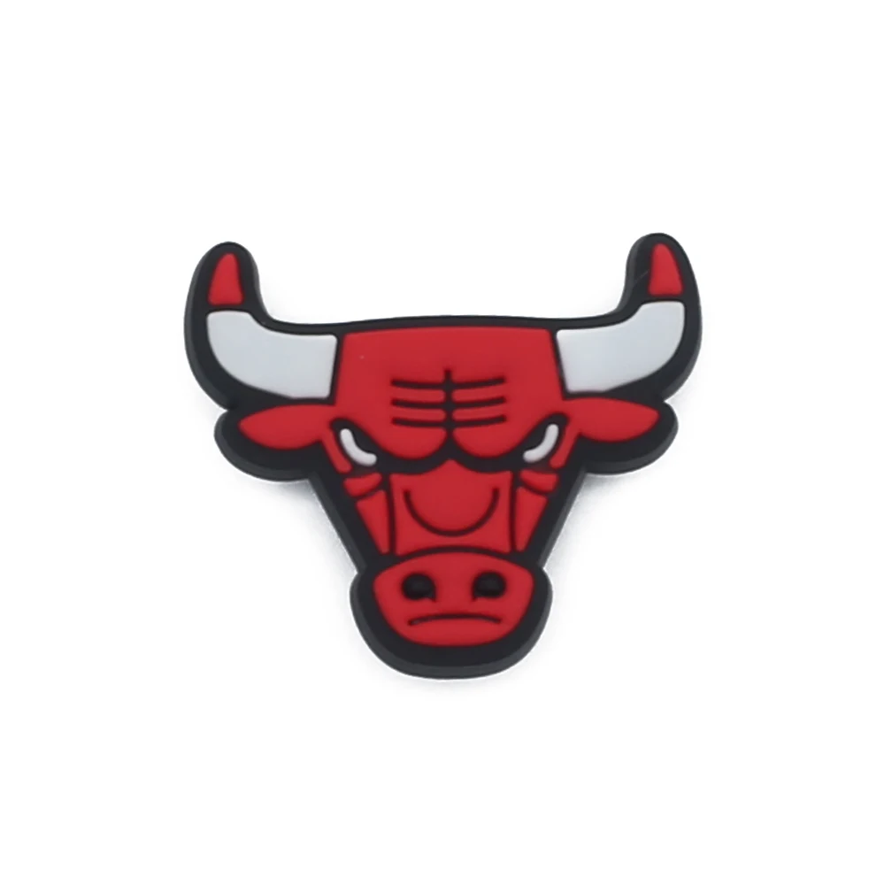 Одиночная распродажа 1 шт. ПВХ логотип команды регби подвески для обуви пряжки