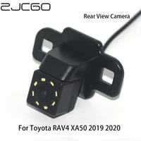 zjcgo ccd car rear view reverse back up parking night vision waterproof camera for toyota rav4 xa50 2019 2020