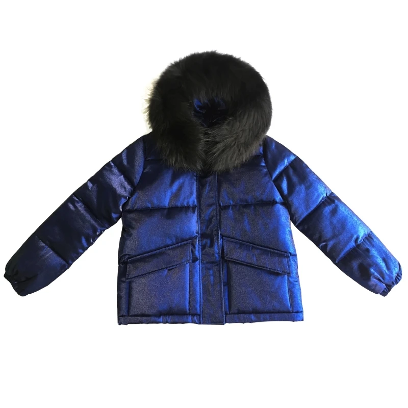 

Luck A faux fur Hooded padded coat winter coat women zipper long sleeve fashion loose casual outwears winter parkas