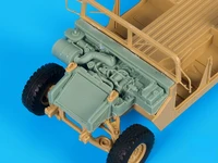135 scale die cast resin armored car parts model assembly kit m1025 resin engine modification parts unpainted no car
