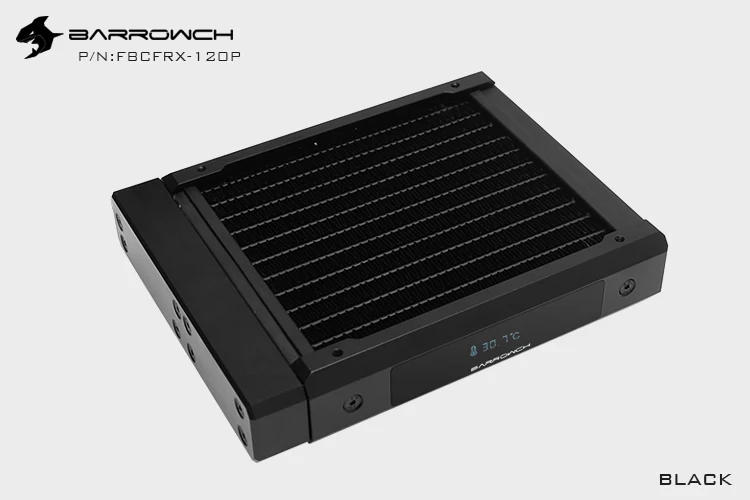 Barrowch модульный медный радиатор моддинг ряд + монитор температуры OLED дисплей для