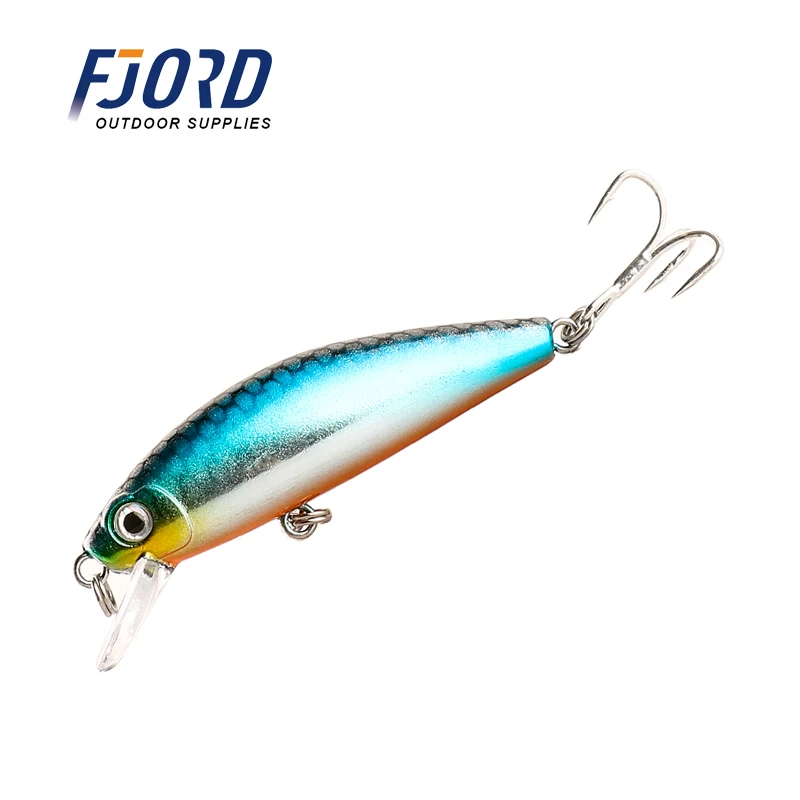 FJORD качественные 6 8 г 50 мм тонущие приманки Minnow воблеры Jackbait лазерные жесткие