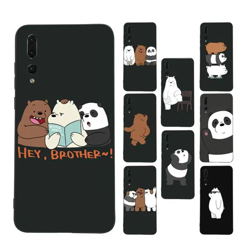 

Cartoon bears Phone Case Soft Silicone Case For Huawei P 30lite p30 20pro p40lite P30 Capa