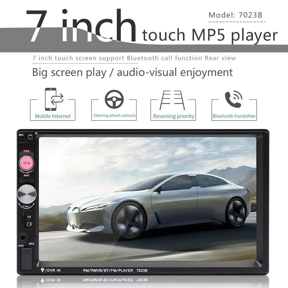 Универсальный Автомобильный мультимедийный плеер Авторадио стерео 7-дюймовый