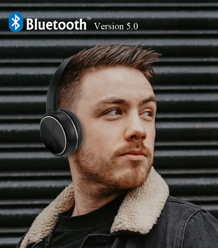 Fanshu Bluetooth наушники спортивные стерео Hands Free наушники через ухо Беспроводная музыкальная гарнитура Поддержка TF карты FM радио с микрофоном