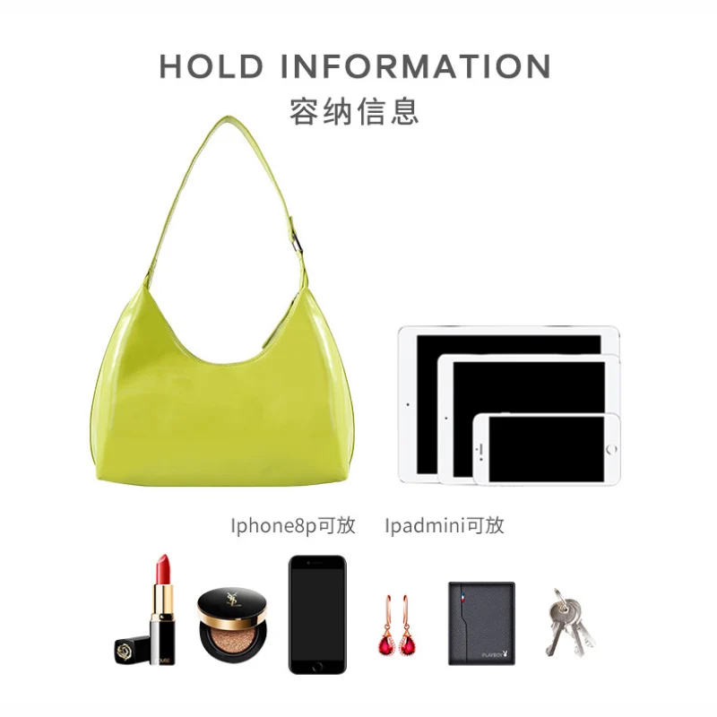 

Glossy Shoudler Bags for Women Brand Designer Ladies Handle Bag Luxury Pu Leather Female Tote Handbags New Fashion Party Shopper