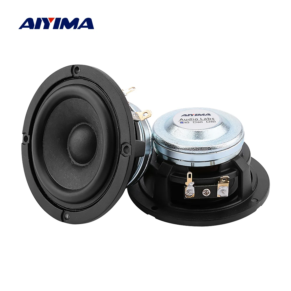 

AIYIMA 2Pcs 3 Inch Midrange Speaker Driver 4 8 Ohm 15W Home Theater Full Range BT Speaker Wool Paper Cone HIFI Loudspeaker