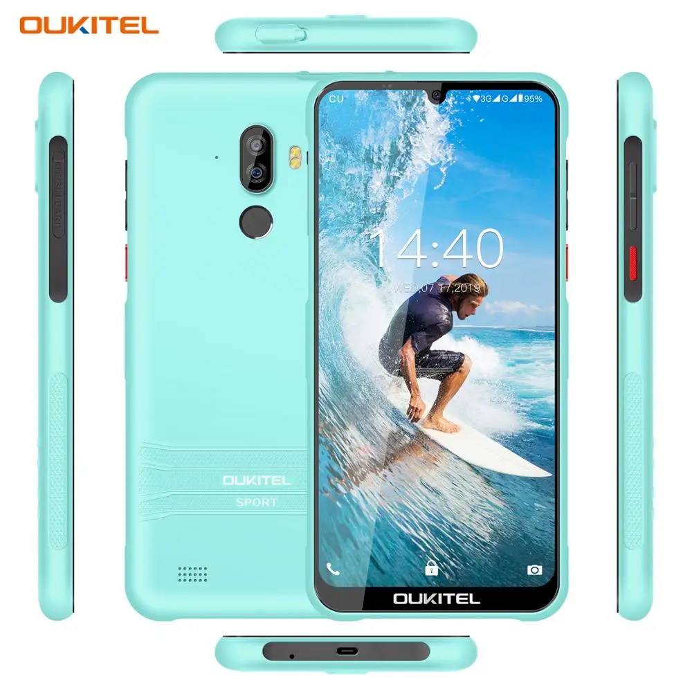 Мобильный телефон OUKITEL Y1000 экран 6 08 дюйма 19 5: 9 на базе Android 0 MT6580P 2 Гб ОЗУ 32 ПЗУ