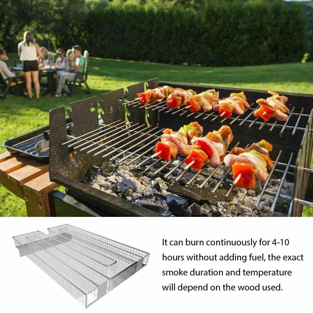 Лабиринт для барбекю гранулы курильщик генератор горячего и холодного дыма