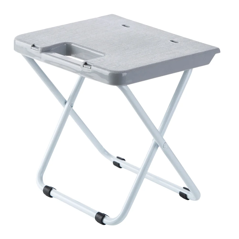 

1pc Stable Non-slip Stool Balcony Yard Stool Portable Foldable Stool for Outdoor