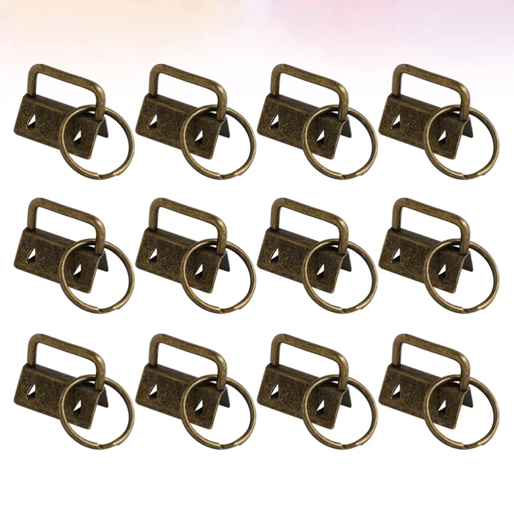 25 шт. Сделай Сам ткань аппаратные средства брелок для ключей с ремешком на руку