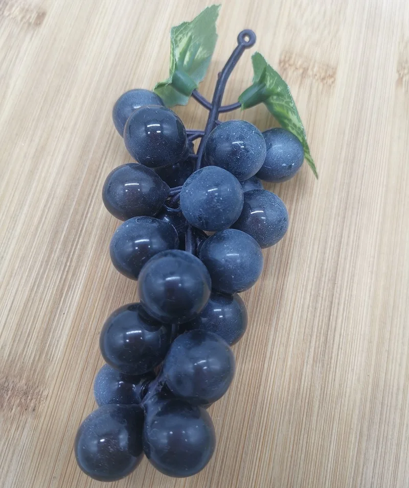 

1String 22Grapes Artificial Fruit Grape High Simulation Home Party Garden Decor Simulation Fruit Diy Home Decoration Accessories