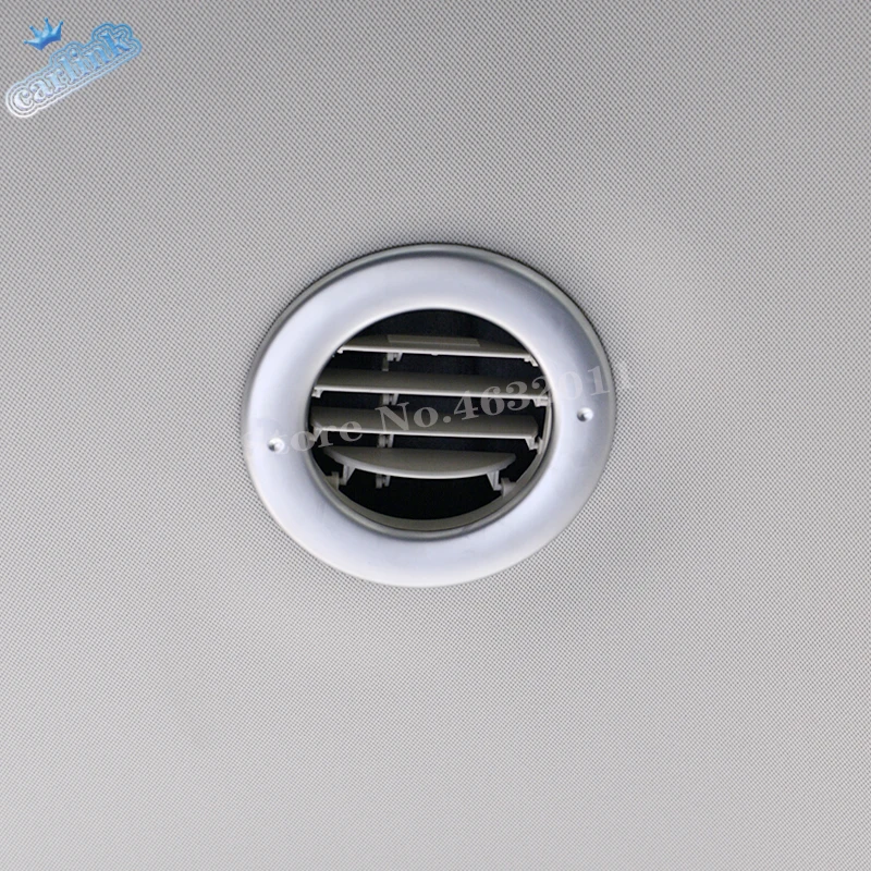 

For Ford Edge 2015 2016 2017 ABS Matte Inner Roof Air Condition Vent AC Frame decoration Cover Trim Car styling Accessories 4pcs