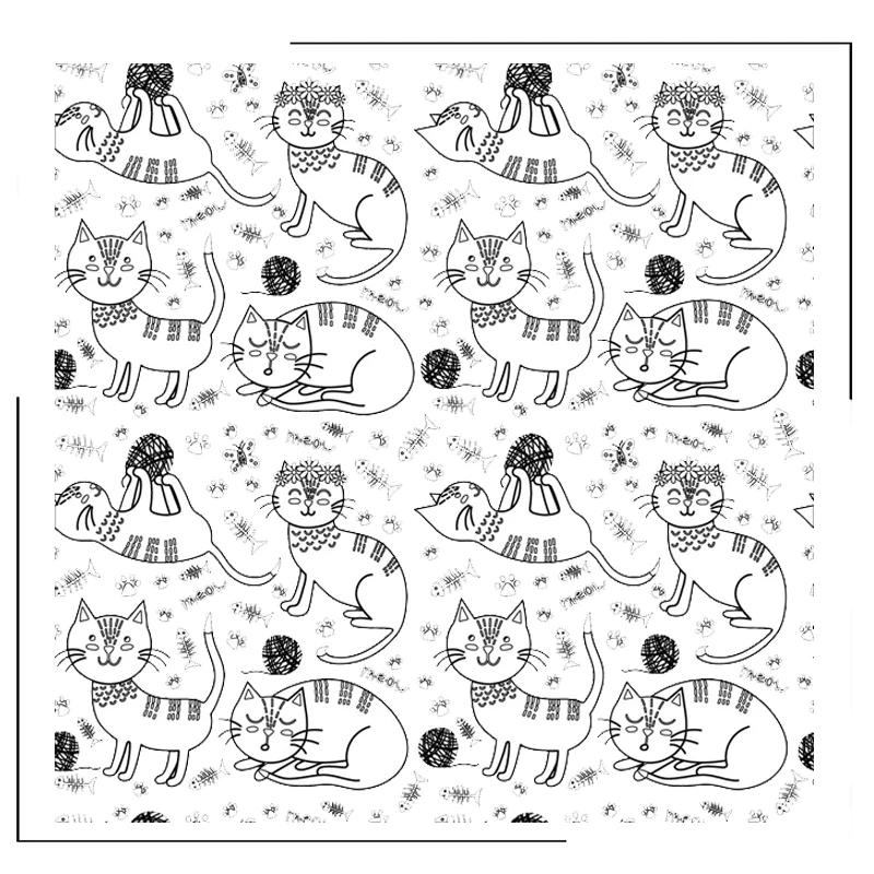 

Fishbone Cat Clear Stamps Scrapbooking Crafts Decorate Photo Album Embossing Cards Making Clear Stamps New