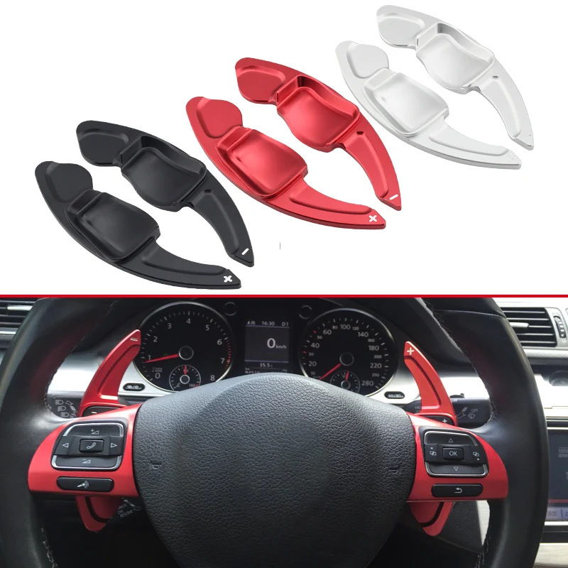 Steering Wheel Paddle For VW Golf6 R Polo GTI Passat Tiguan Eos Scirocco B7 R-Line R36 Gear Shift Extension Accessories Trims | Автомобили