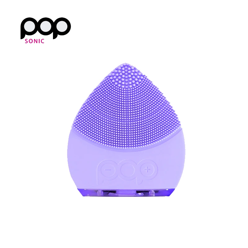 POP SONIC Electric Face Cleaning Brush Silicone Facial Clean Skin Care Oil Control Blackhead Remover Beauty Massager NEW | Красота и