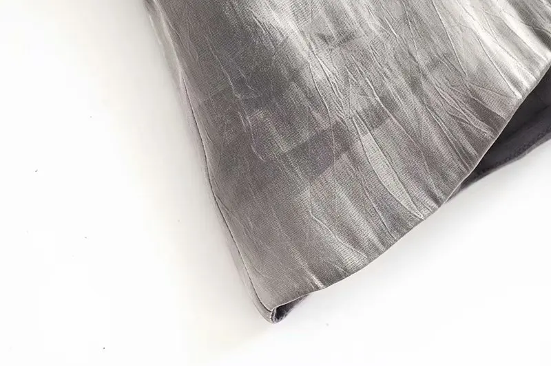 Женское облегающее платье в металлическом стиле, элегантное женское платье с v-образным вырезом и коротким рукавом, ТРАПЕЦИЕВИДНОЕ мини-платье, летнее платье HHWM2337
