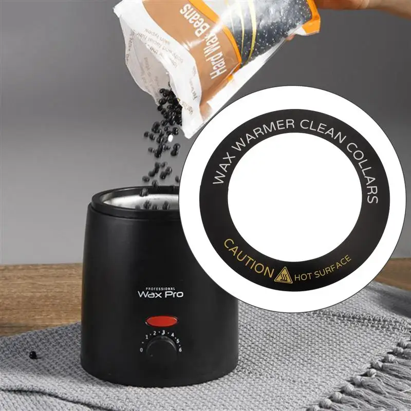 

50Pcs Wax Melting Machine Paper Mats Unhairing Wax Heater Clean Mats Black
