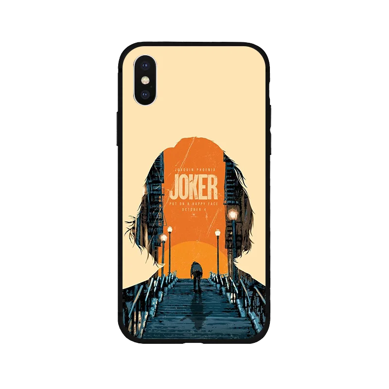 Joker Joaquin Phoenix мягкий силиконовый черный чехол для телефона iPhone11 pro 5s se 6 6s 7 8 plus X Xs XR MAX