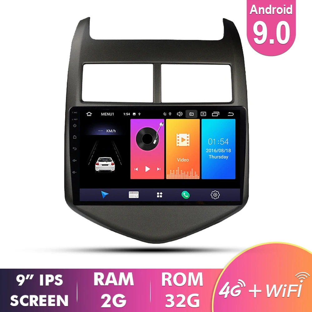 2G 32G IPS EKIY " ips Android 9,0 Автомобильный мультимедийный радио для Chevrolet AVEO 2011-2013 Авторадио 2 din стерео Navi gps навигация 4G плеер - Цвет: 2G 32G IPS