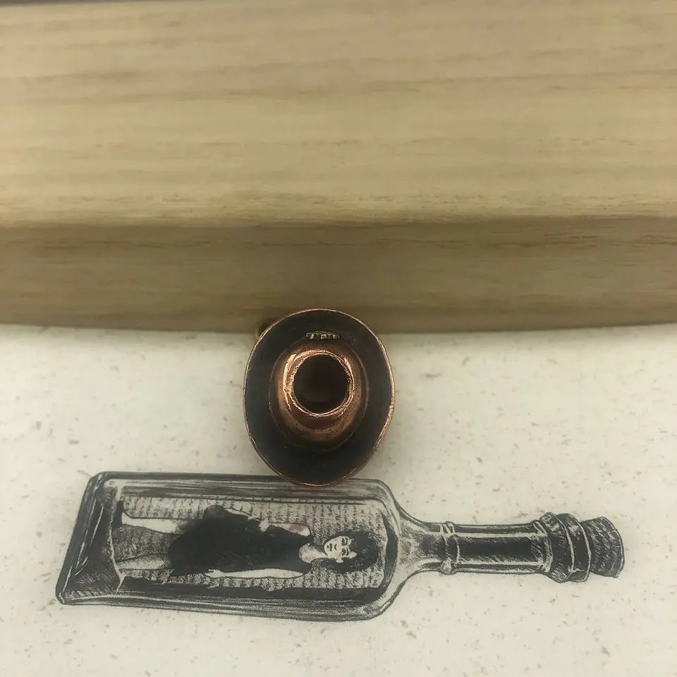 EDC инструменты латунный нож медная мельница для курения борода пирата бусы на