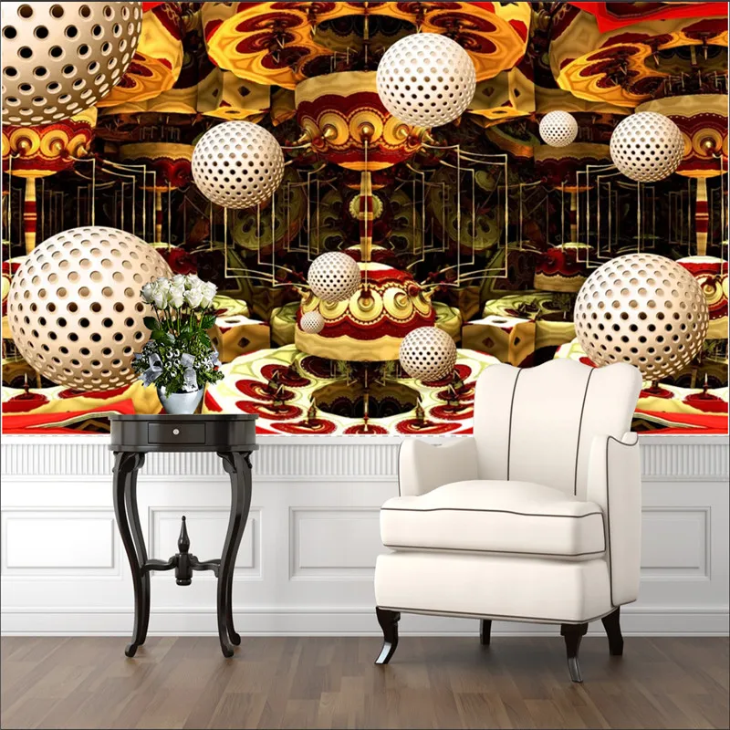 Ретро промышленный ветер 3D стереоскопические шары технология фоновая стена