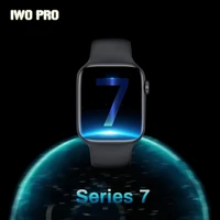 iwo 2021 new w37 series 7 smart watch bluetooth call 1 75 inch split screen password sports smartwatch for huawei xiaomi