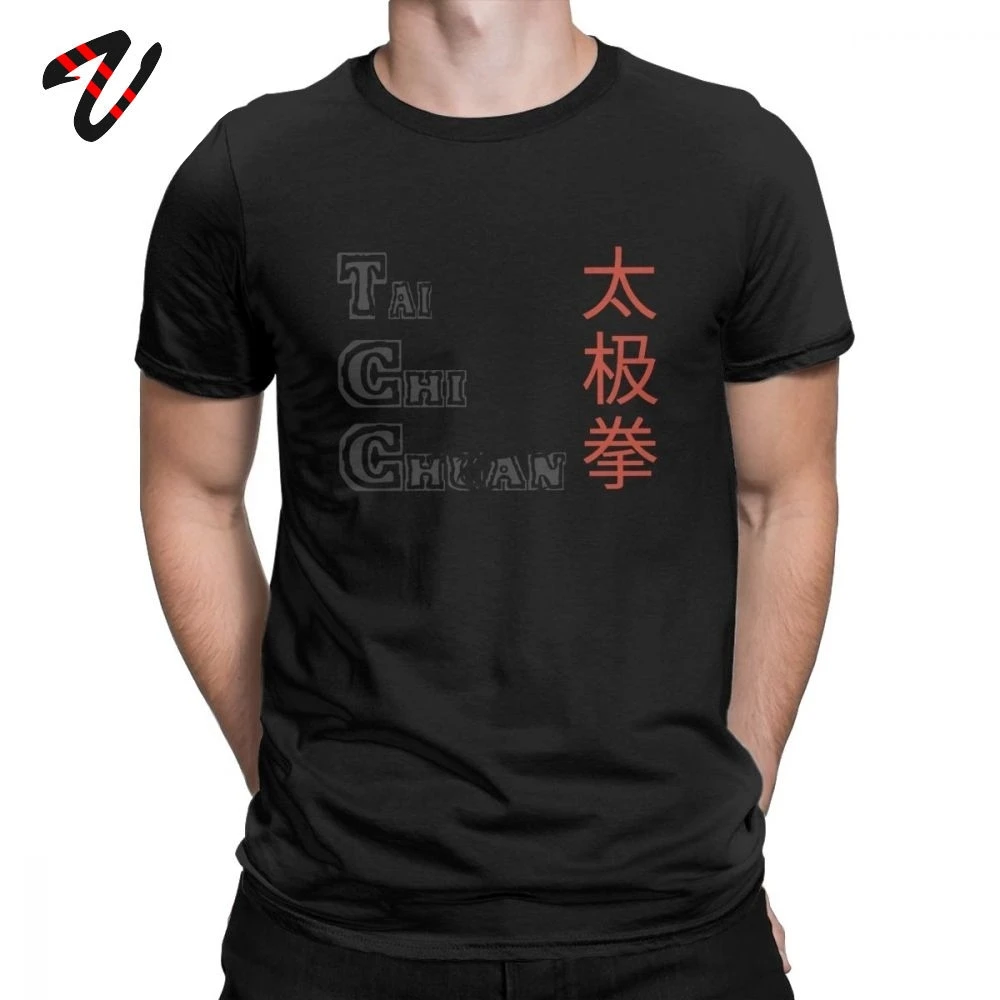 

Tai Chi Chuan T-Shirt for Men Novelty Cotton Tees Crew Neck Short Sleeve T Shirt Best Gift Idea Clothes Chinese Style Tshirt