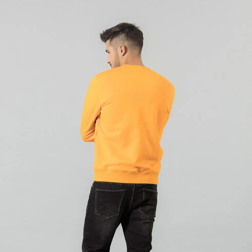 Мужская толстовка с принтом SIMWOOD Повседневная Толстовка надписью и круглым