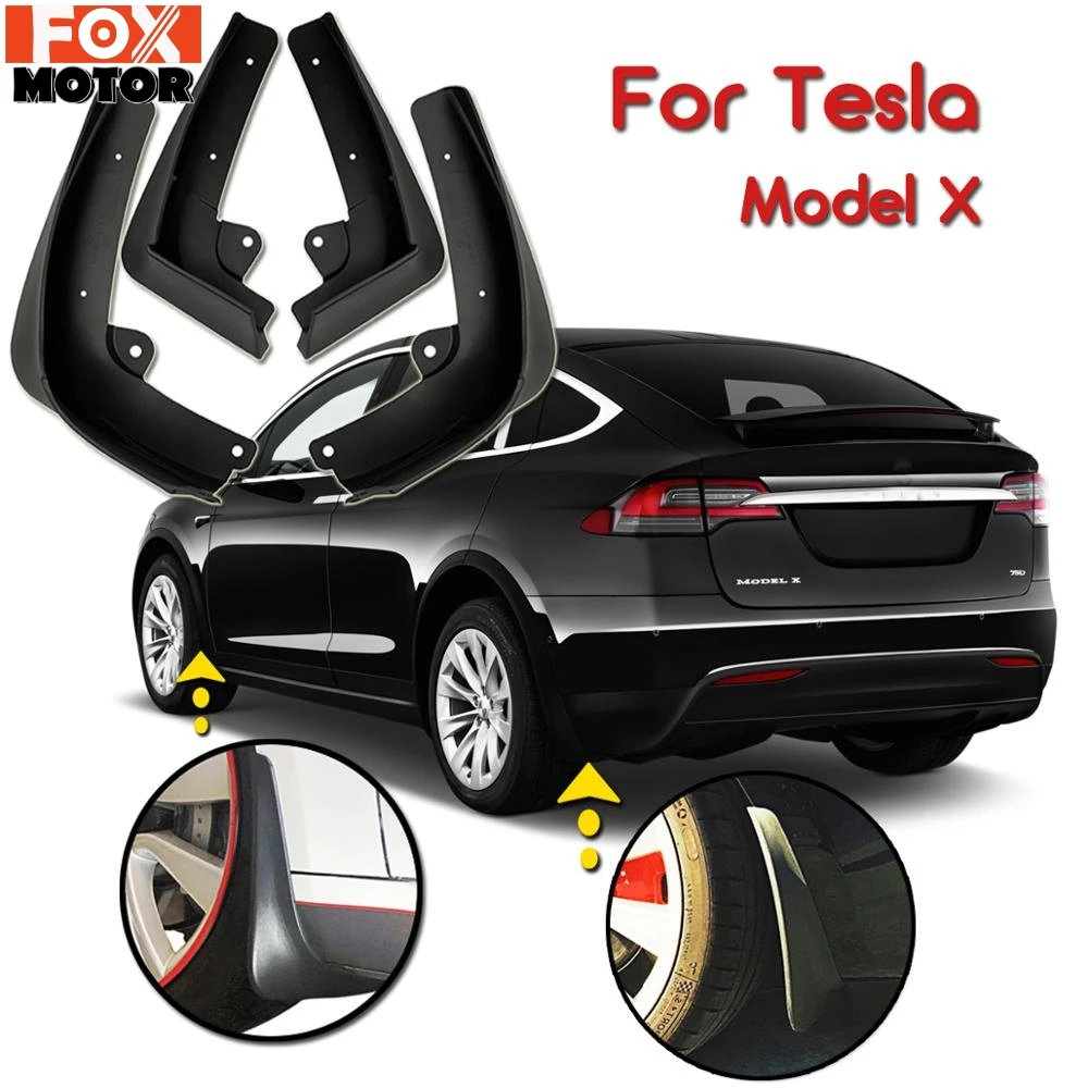 Формованные Брызговики для Tesla модель X модели 2015 2016 2017 2018 2019 2020 брызговики ЛОСКУТ