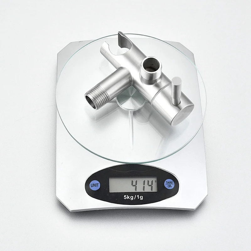 

Toilet Comp 304 Stainless Steel Triple-cornered Valve Brushed Thickened Explosion-Proof Toilet Stop Valve