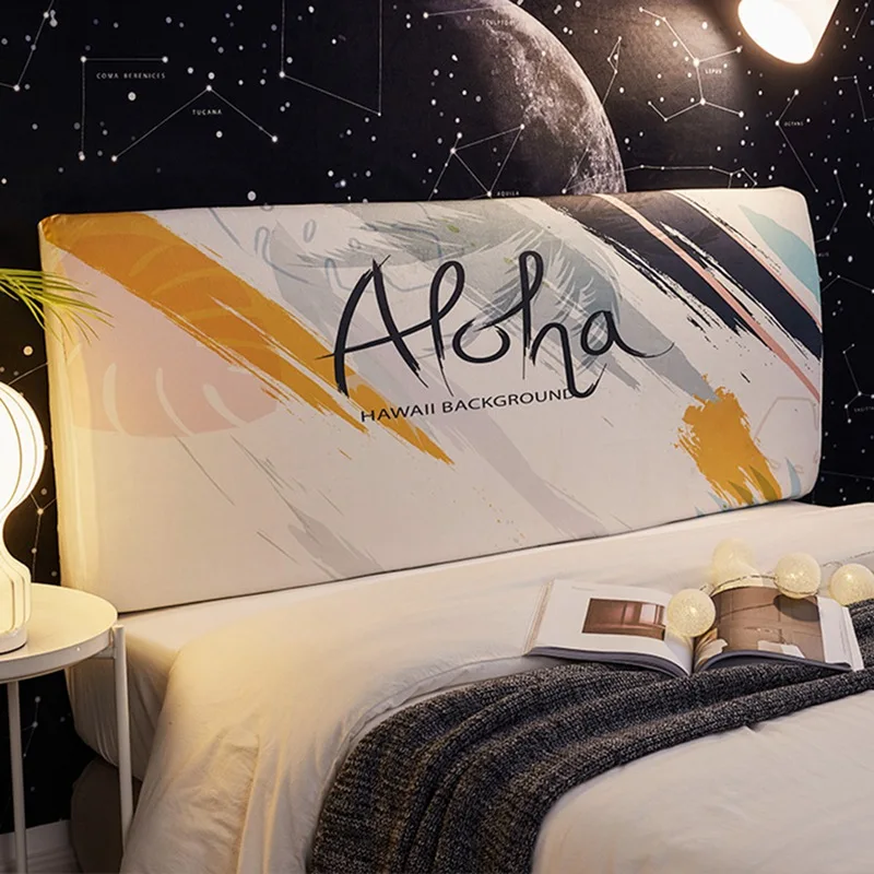 Все включено чехол на спинку кровати с креплением крышка Эластичный фон