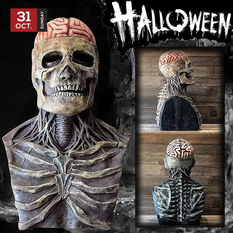 

Halloween Scary Mask Creepy Halloween Masks Smiling Demons The Evil Cosplay Props Mouth Caps